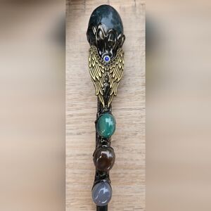 Jade Crystal Magic Wand